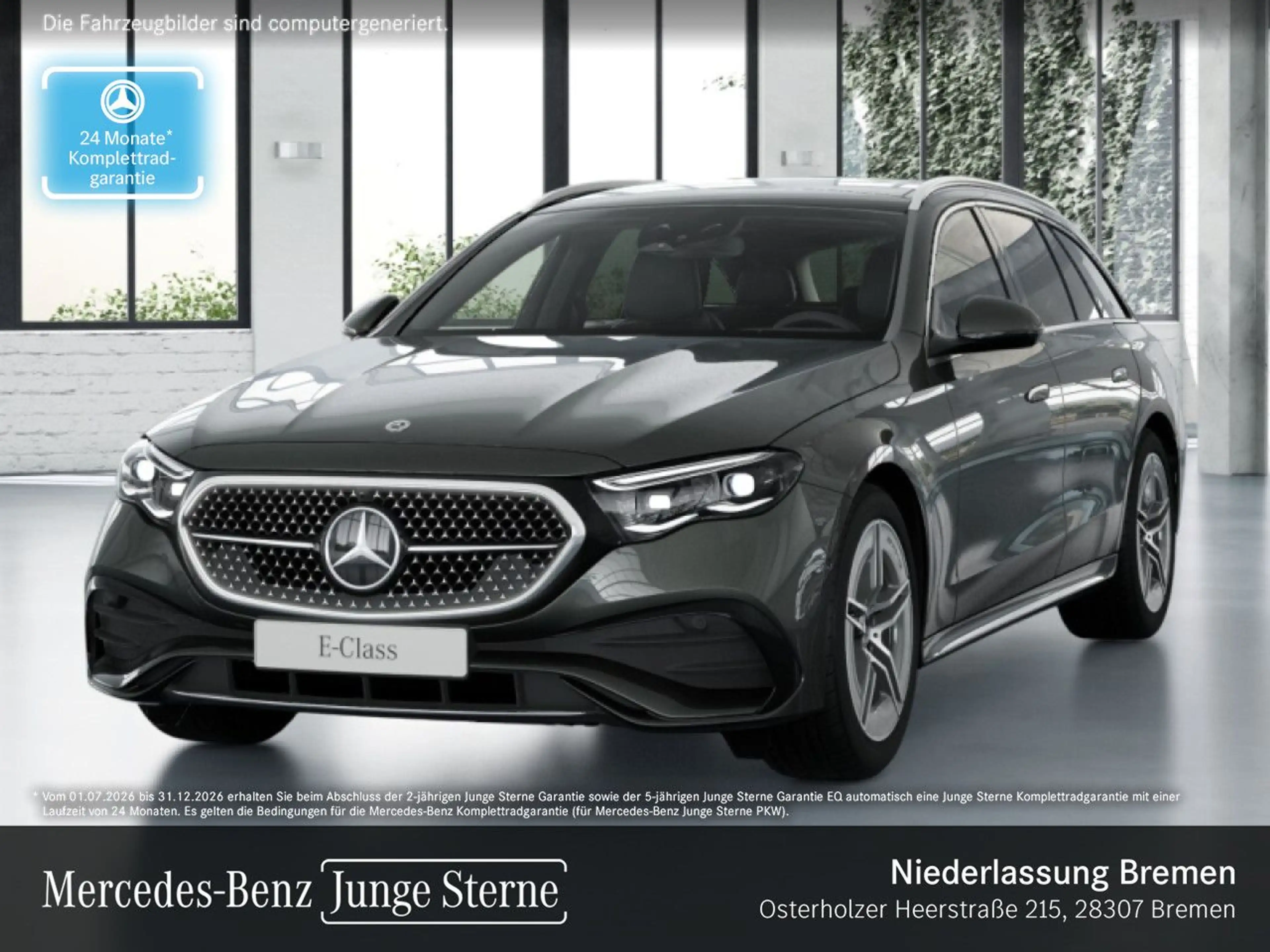 Mercedes-Benz E 220 d T 4M AMG Fahrass 360° Pano Burmester HUD