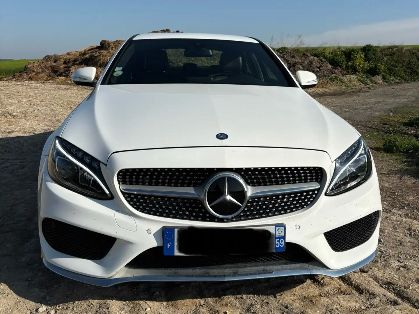 Mercedes-Benz C 220 Classe C 220 dFascination 7G-Tronic A Blanc - 1