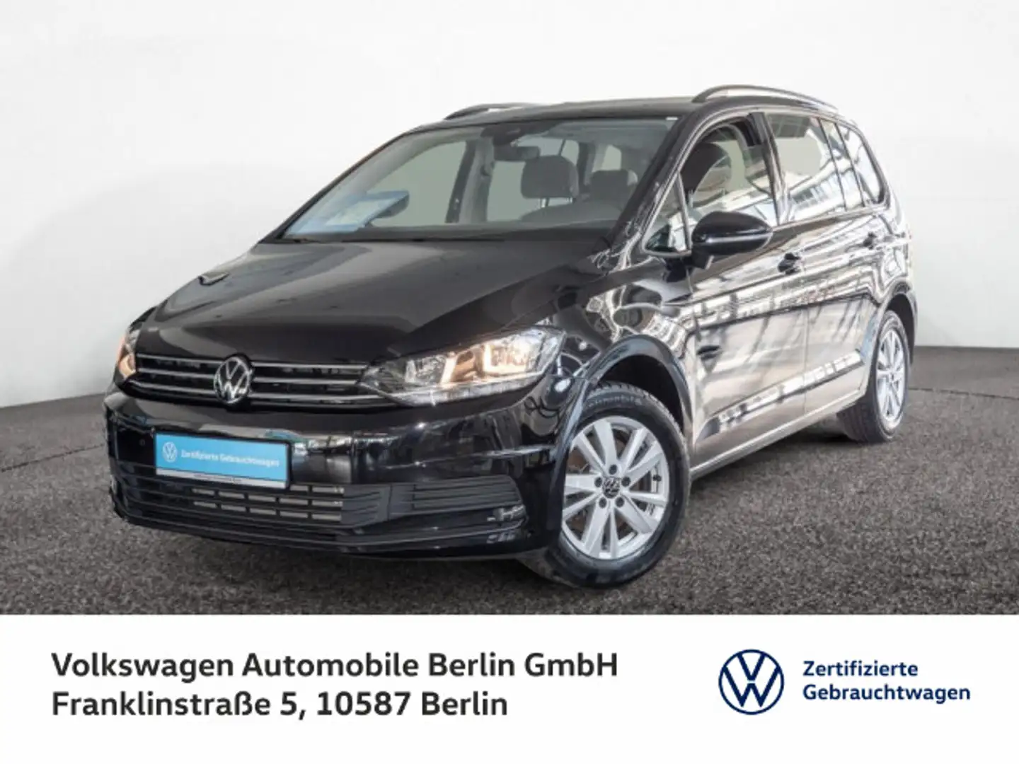 Volkswagen Touran 1.5 TSI Comfortline Navi APP SHZG 1,99 % Noir - 1