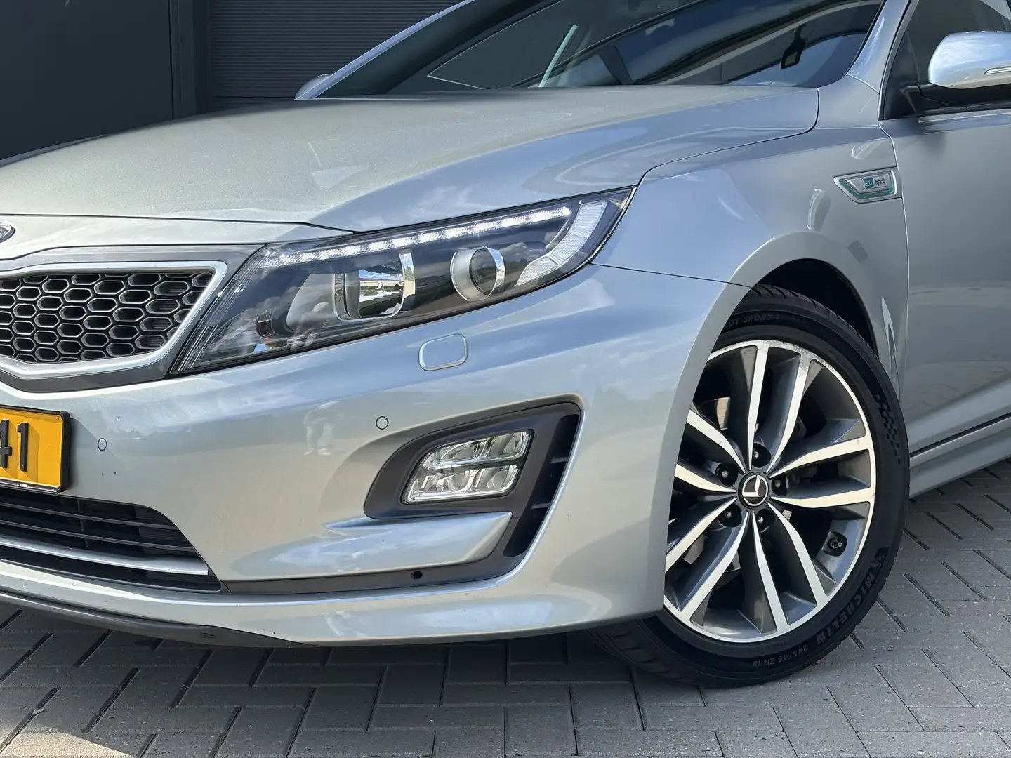 Kia Optima 2.0 CVVT Hybrid full option/1st eigenaar/dealerond Сірий - 2