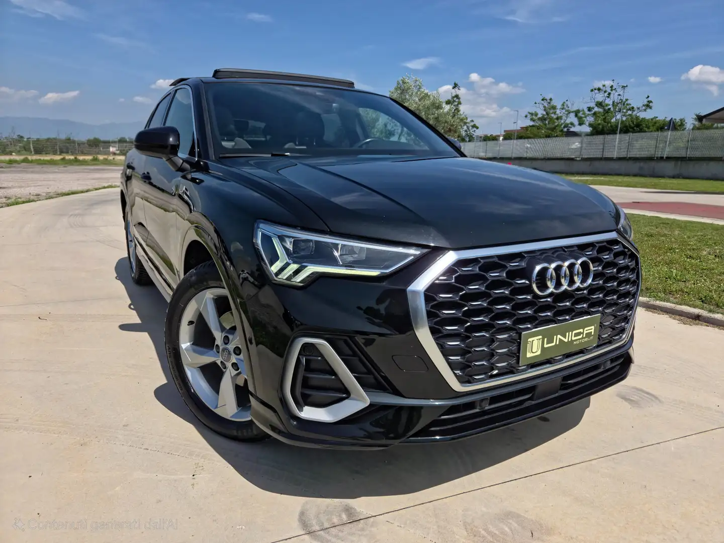 Audi Q3 Sportback 35 2.0 Tdi S line S Tronic TETTO UNICA Noir - 1