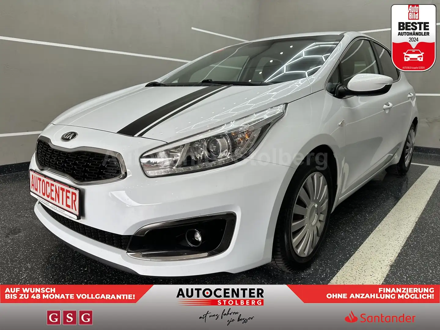 Kia Ceed / cee'd UEFA Euro 2016"NAVI-SITZH-CAM-MULTI Weiß - 1