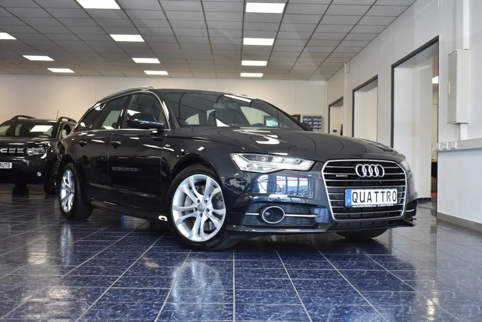 Audi A6 3.0 TDI Quattro Aut Navi S-Line PDC LED Kamer Blau - 1