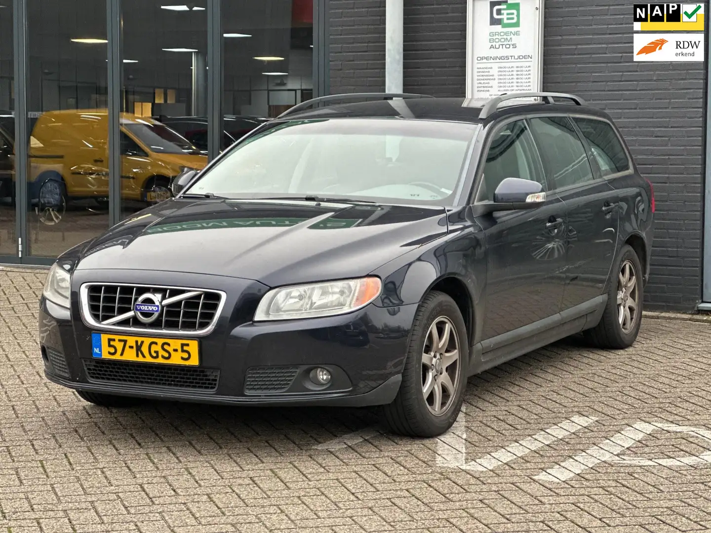 Volvo V70 2.0D /NAVI/LEDER/TREKHAAK/NAP!! Blauw - 1