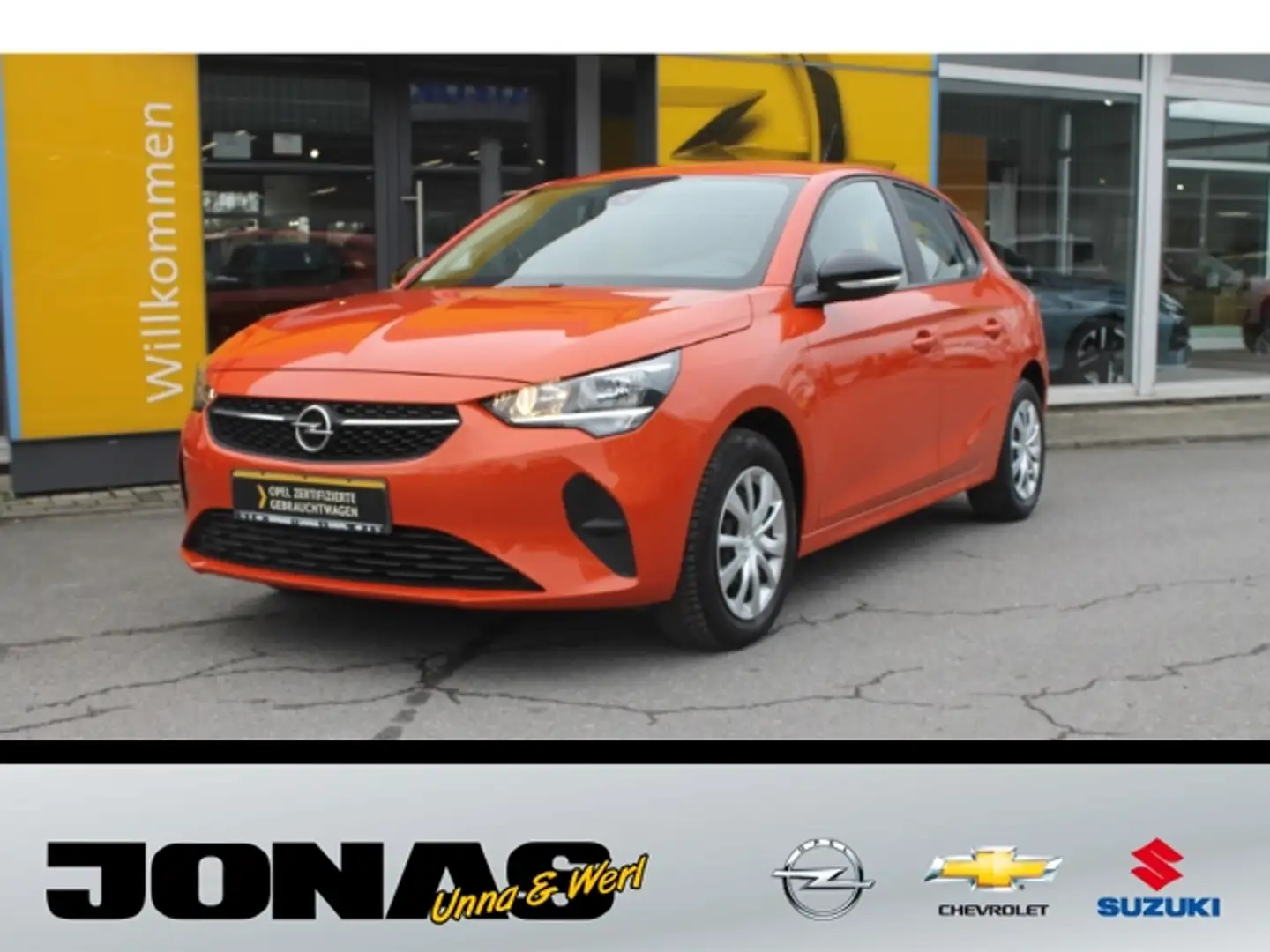 Opel Corsa 1.2 Edition Bluetooth Allwetter Oranje - 1