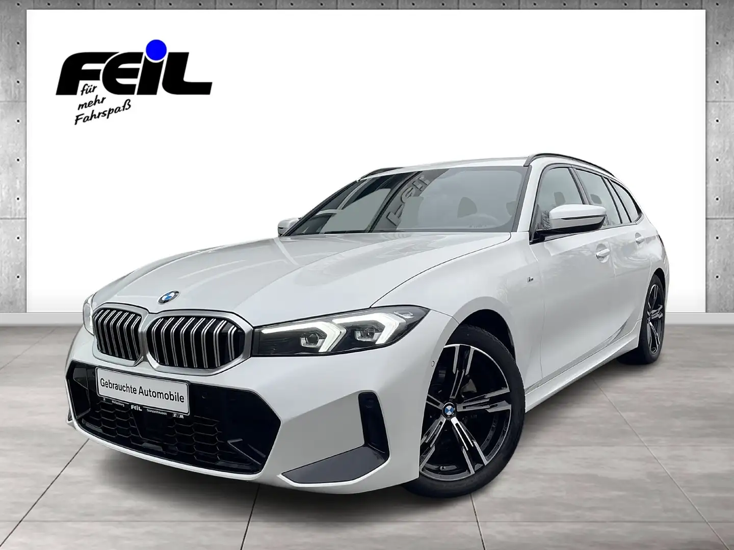 BMW 320 d M Sport M Sportpaket HiFi DAB LED RFK Shz Білий - 1