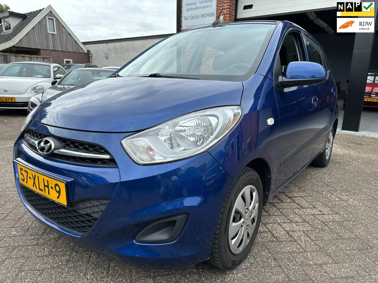 Hyundai i10 1.1 i-Drive Cool AIRCO-CENTRAAL Bleu - 1