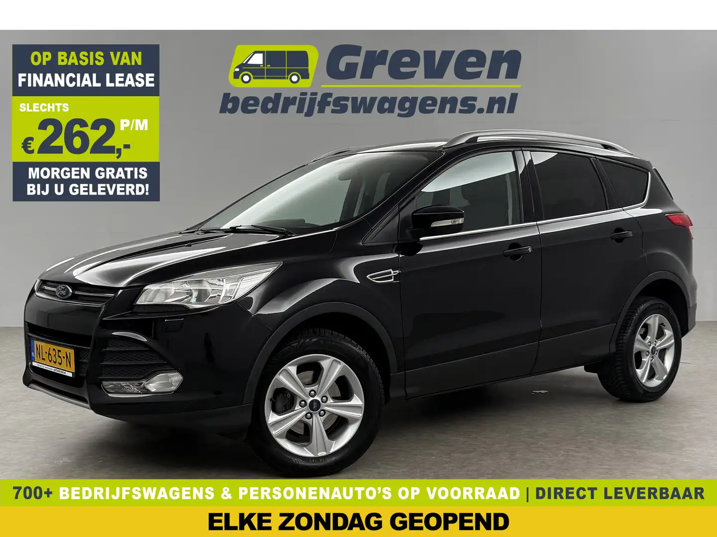 Ford Kuga 1.5 Titanium 150PK Clima Trekhaak Navigatie PDC 17 Zwart - 1