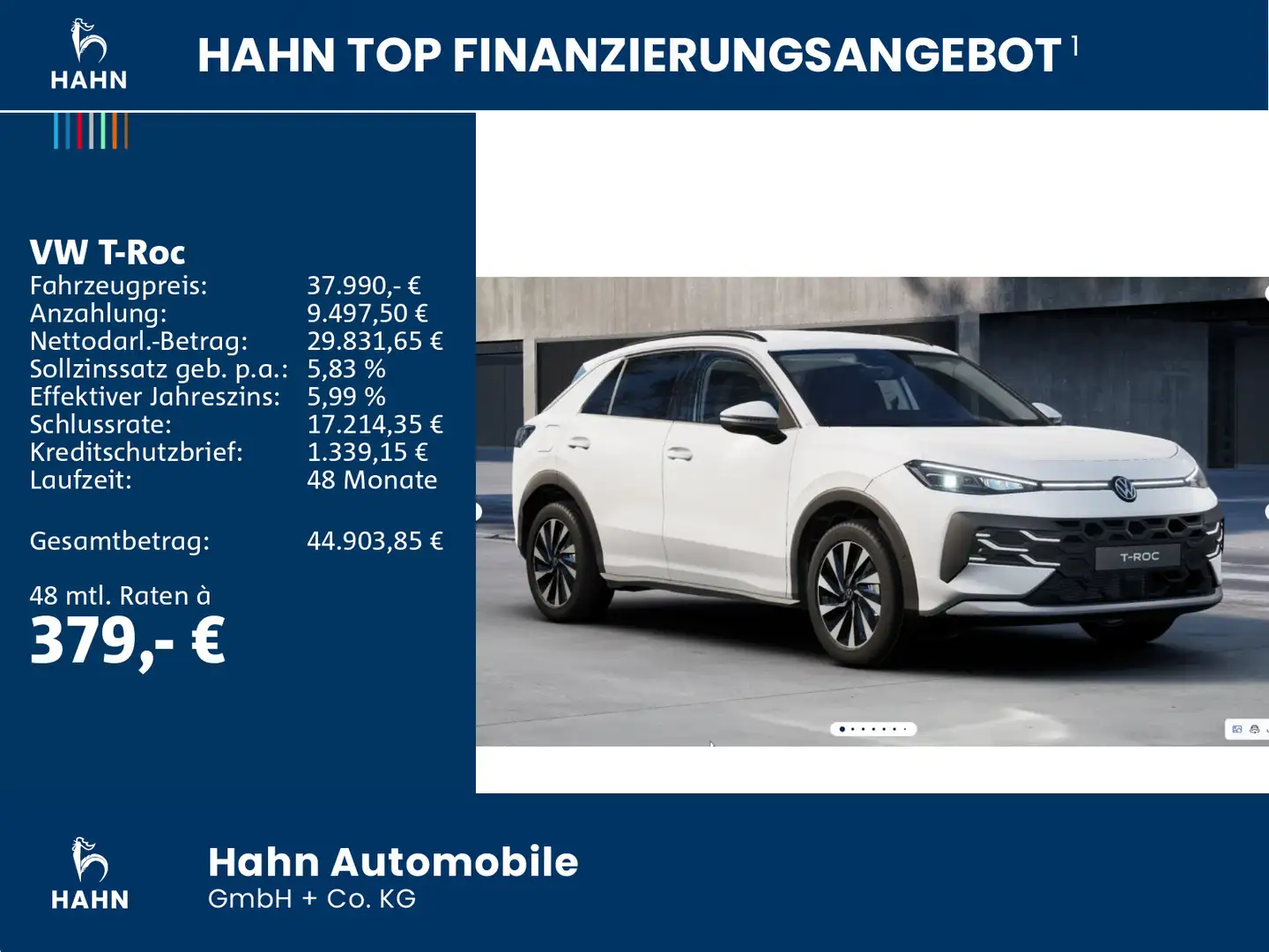 Volkswagen T-Roc Life 1.5eTSI 110kW RFK CLIMA SIDEASS APP Weiß - 2