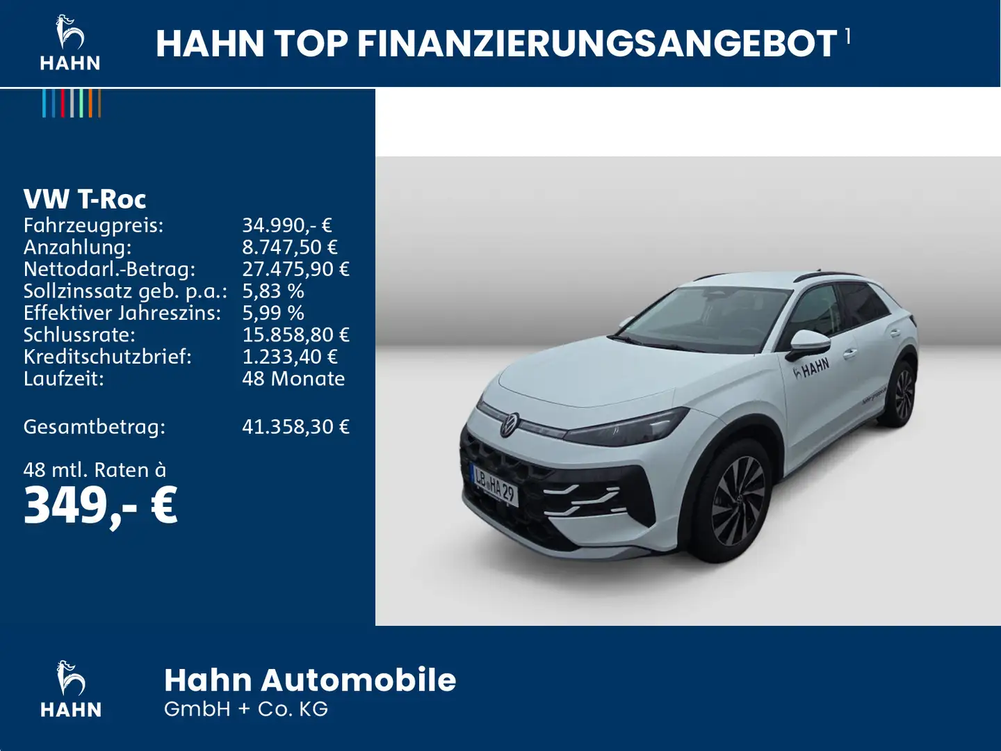Volkswagen T-Roc Life 1.5eTSI 110kW RFK CLIMA SIDEASS APP Weiß - 2