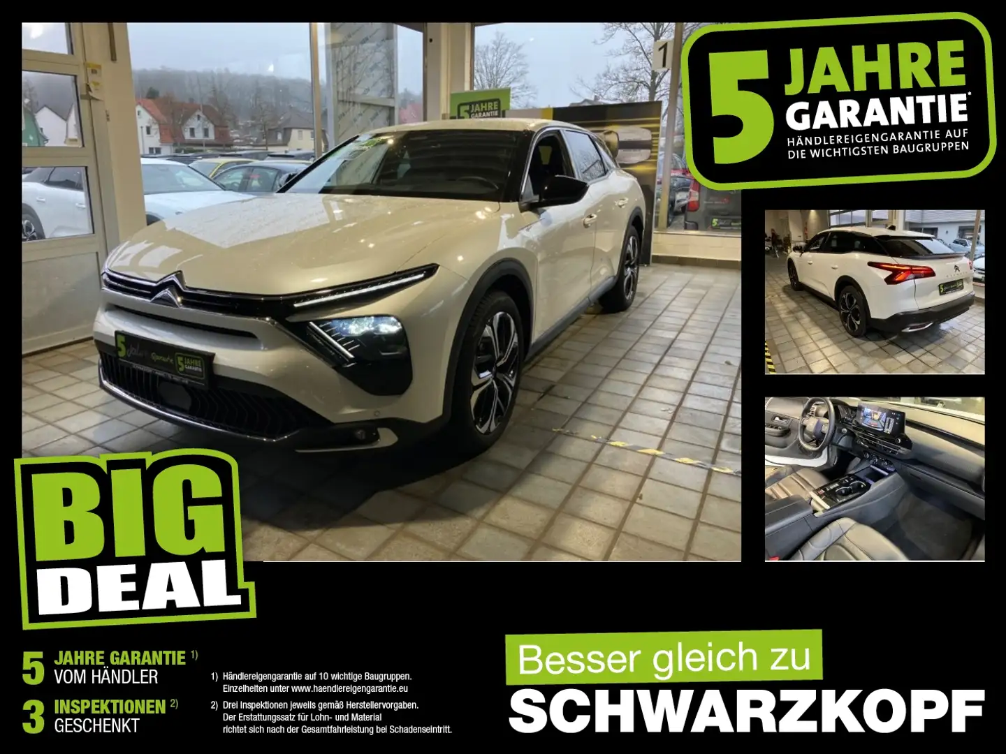 Citroen C5 X 1.2 PureTech Tempomat,Navi,2xKlima Weiß - 1