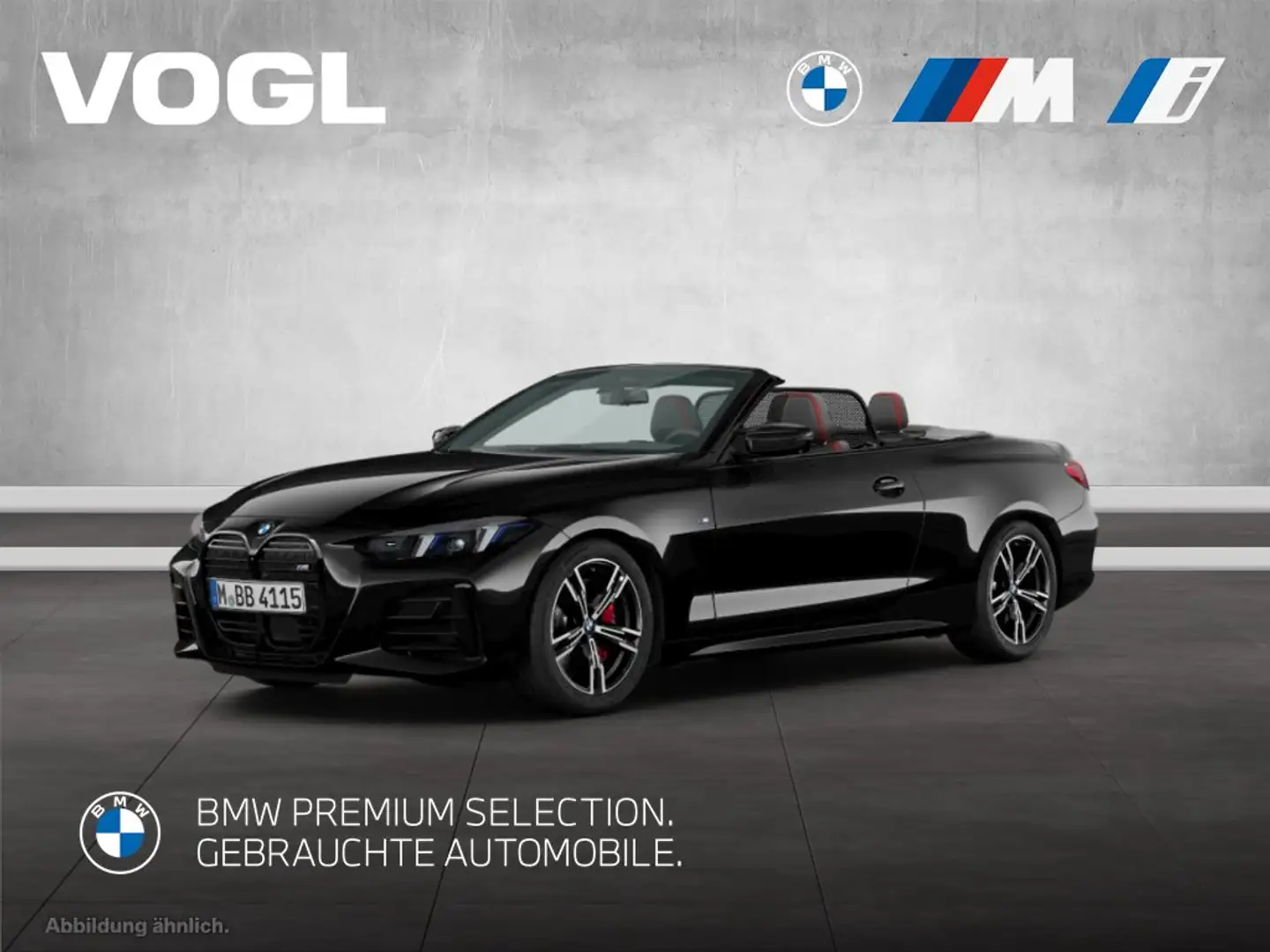 BMW 440 M440i xDrive Cabrio LKH SHZ LED Black - 1