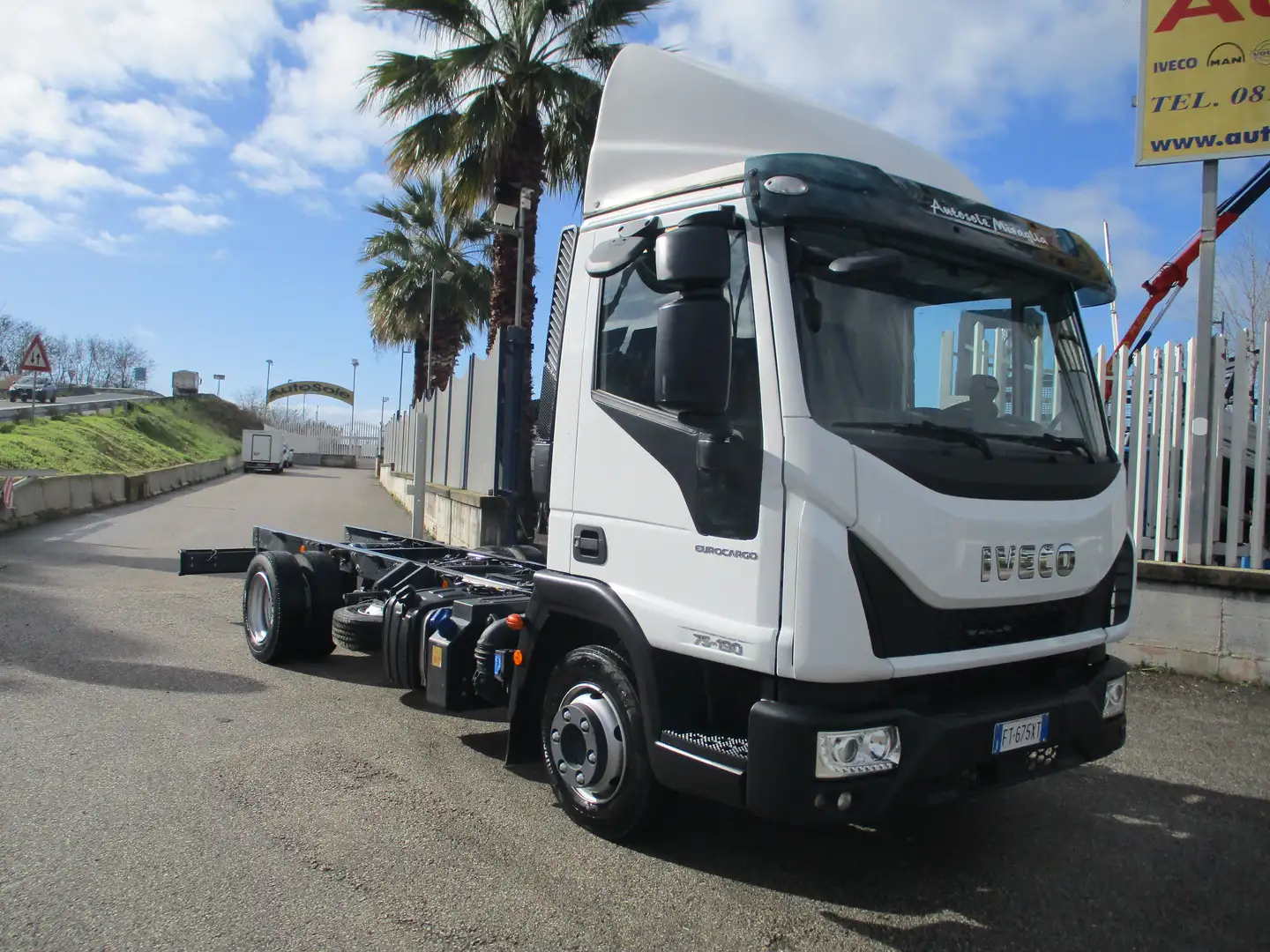 Iveco Sonstige EUROCARGO 75-190 EURO 6 TELAIO P.3690 220000 KM Weiß - 1