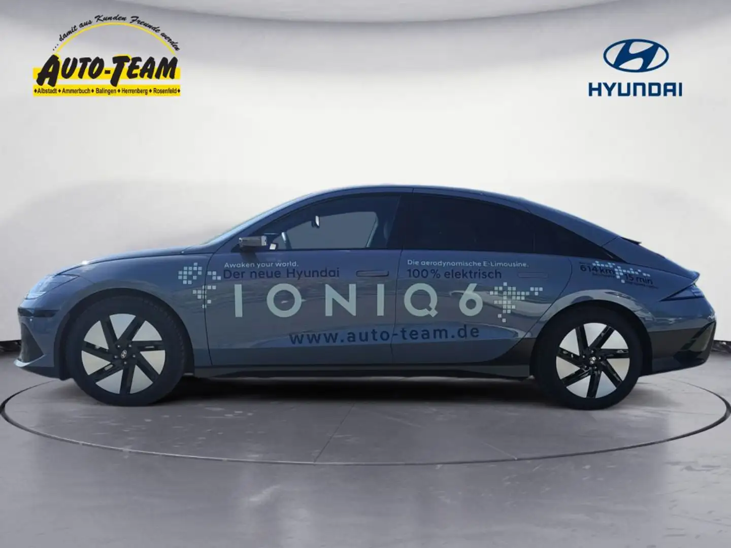 Hyundai IONIQ 6 77,4 kWh 4WD Uniq Szary - 2