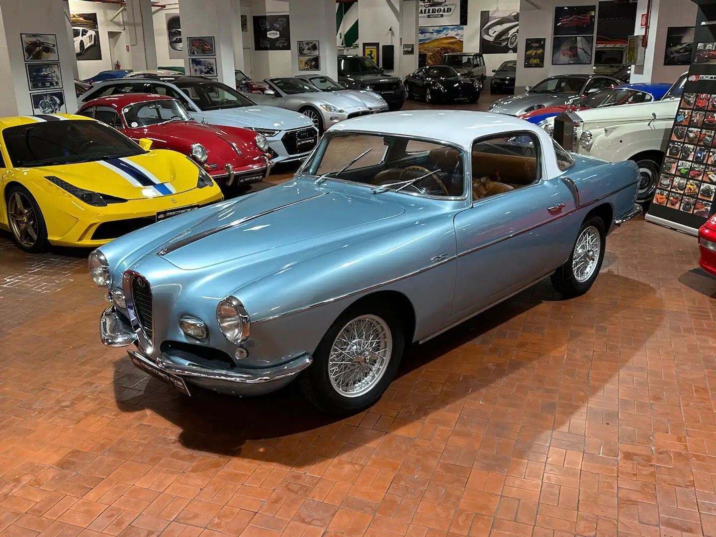 Alfa Romeo SZ 1900 SS GHIA AIGLE LUGANO COUPE' Mavi - 2