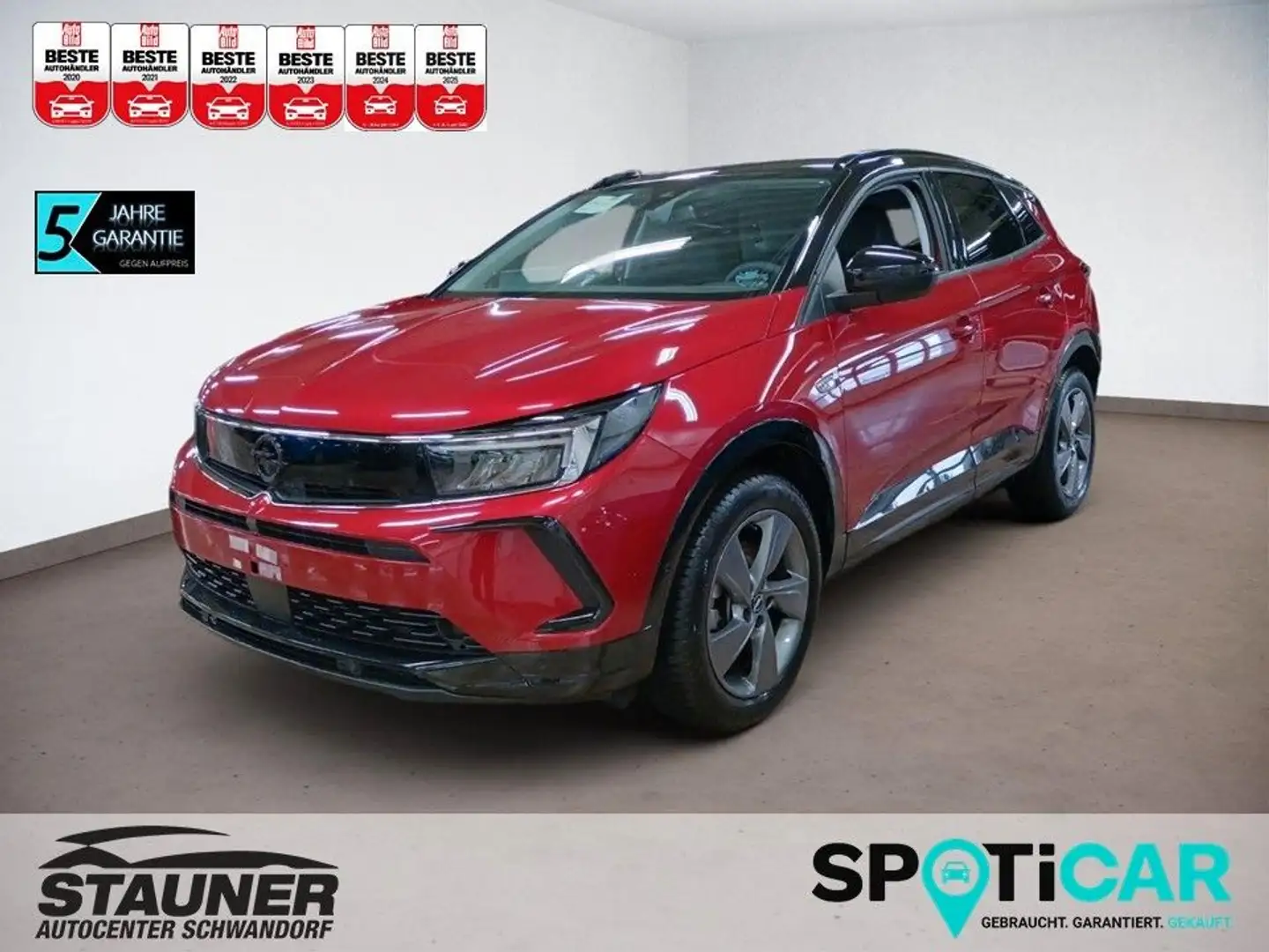 Opel Grandland X Grandland GS 1.2 Turbo S/S AT8 *SHZ*LHZ*360°KAM* Rot - 1