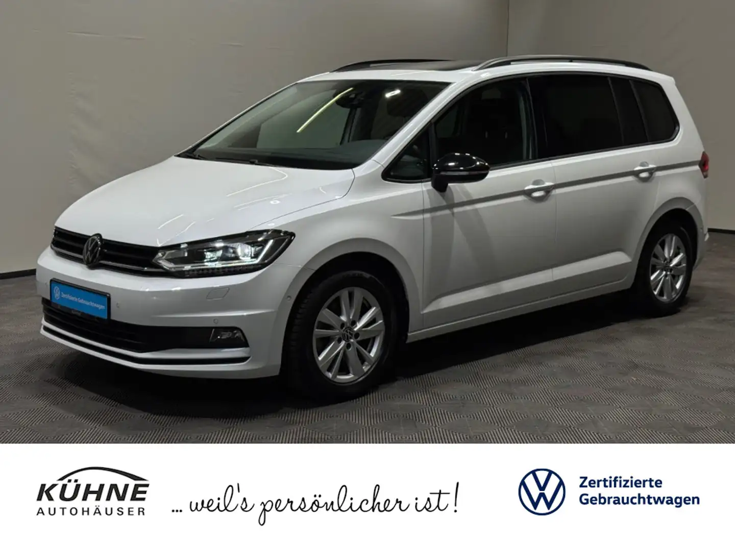 Volkswagen Touran Highline 2.0 TDI DSG Black Style | PANO Weiß - 1