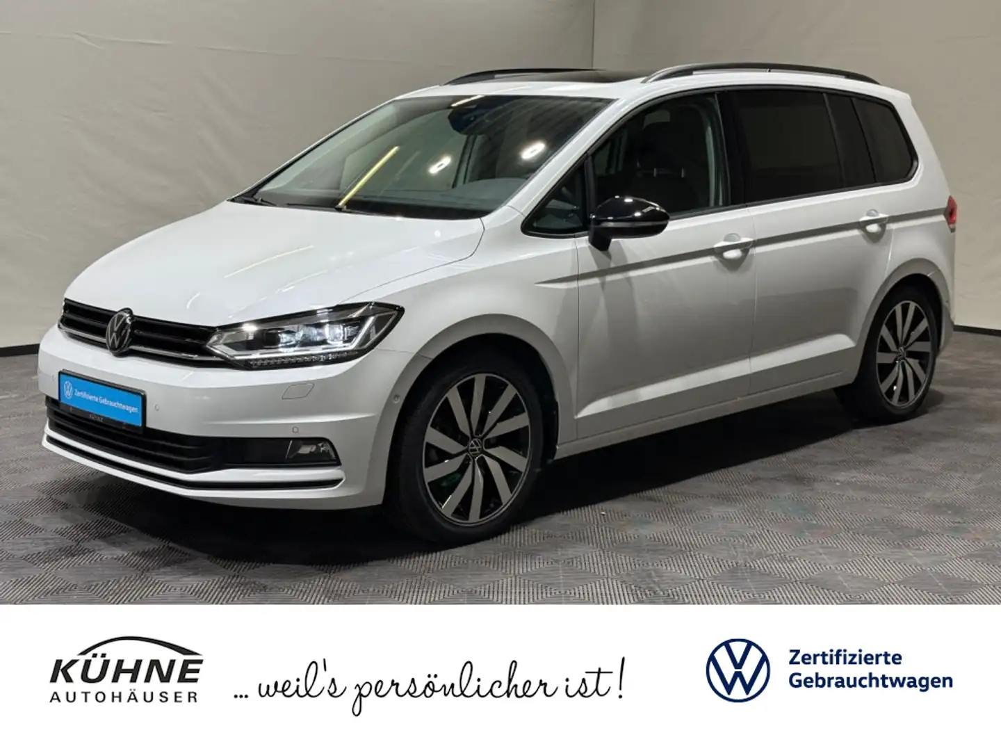 Volkswagen Touran Highline 2.0 TDI DSG Black Style | PANO Weiß - 1