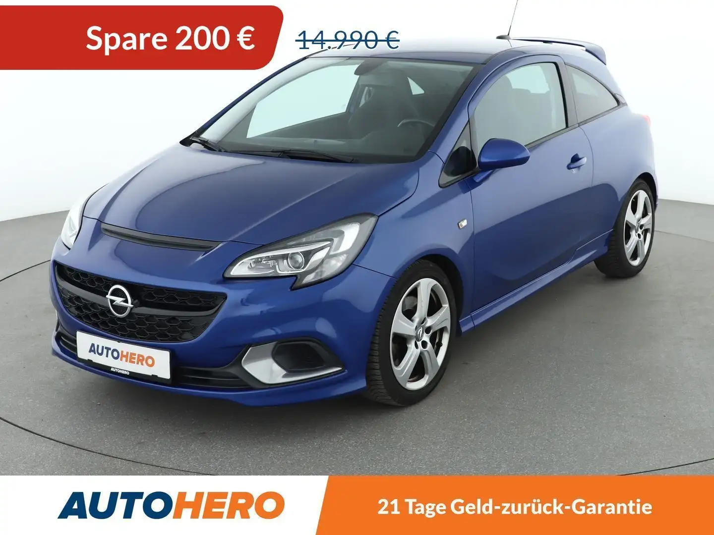 Opel Corsa 1.6 Turbo OPC*XENON*PDC*SHZ*KLIMA*TEMPO* Blauw - 1