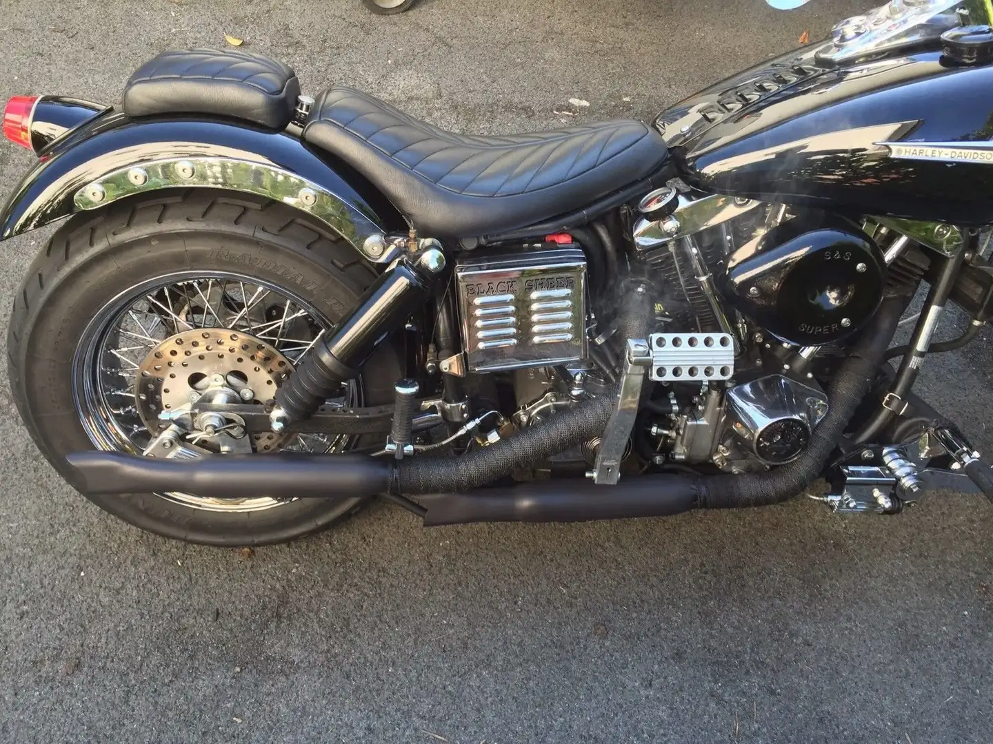 Harley-Davidson Late Shovel Noir - 2