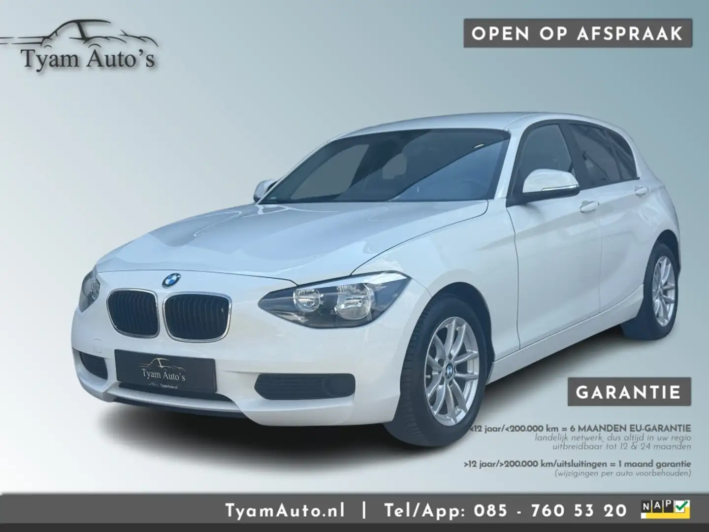 BMW 116 116i AIRCO BLUETOOTH STOELVERWARMING PDC SPORTVELG Alb - 1