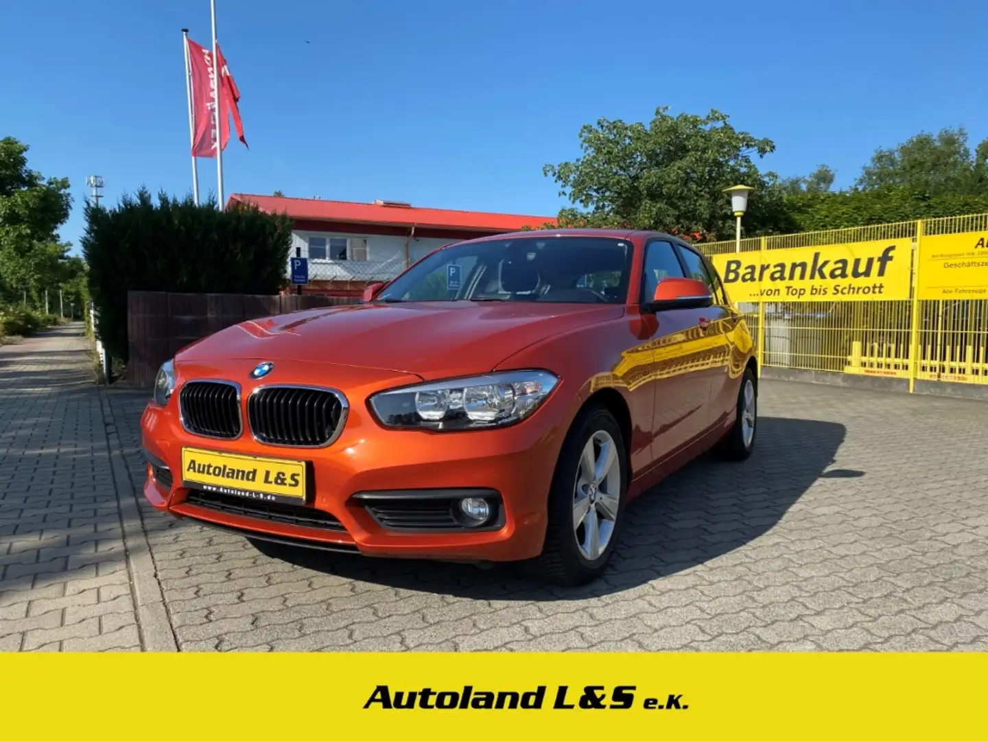 BMW 118 i, PDC, LED - Tagfahrlicht, Klima, 2. Hand, Orange - 1