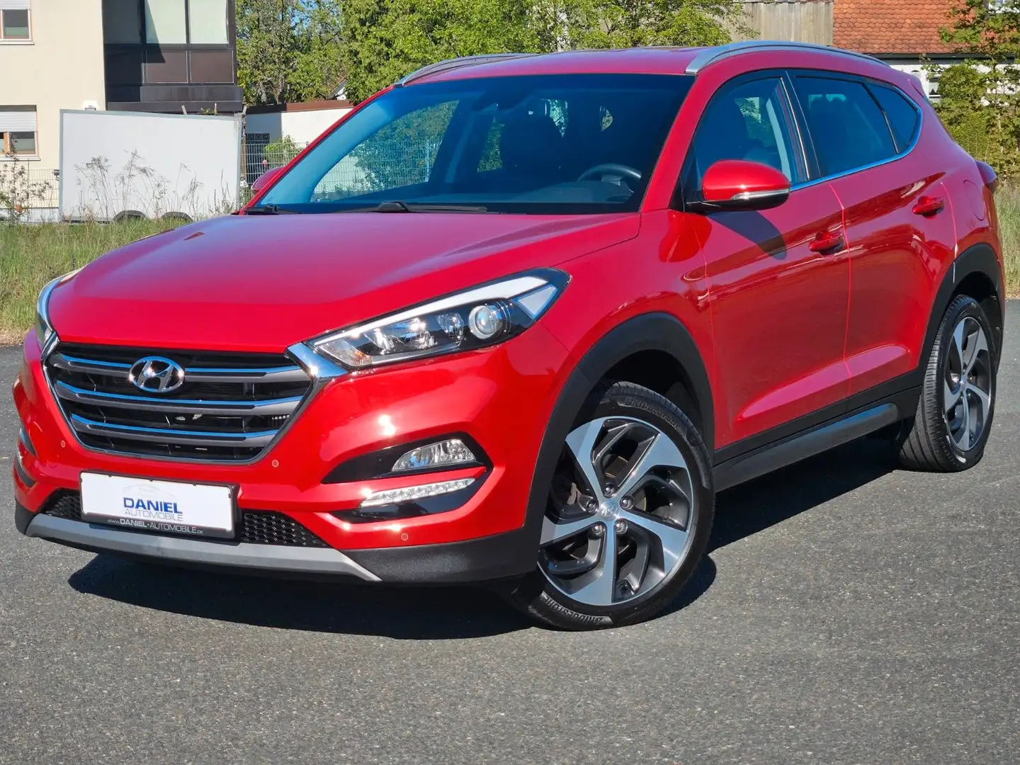 Hyundai TUCSON Style 4WD AUTOMATIK+LEDER+NAVI+KAMERA+EU6 Rouge - 2