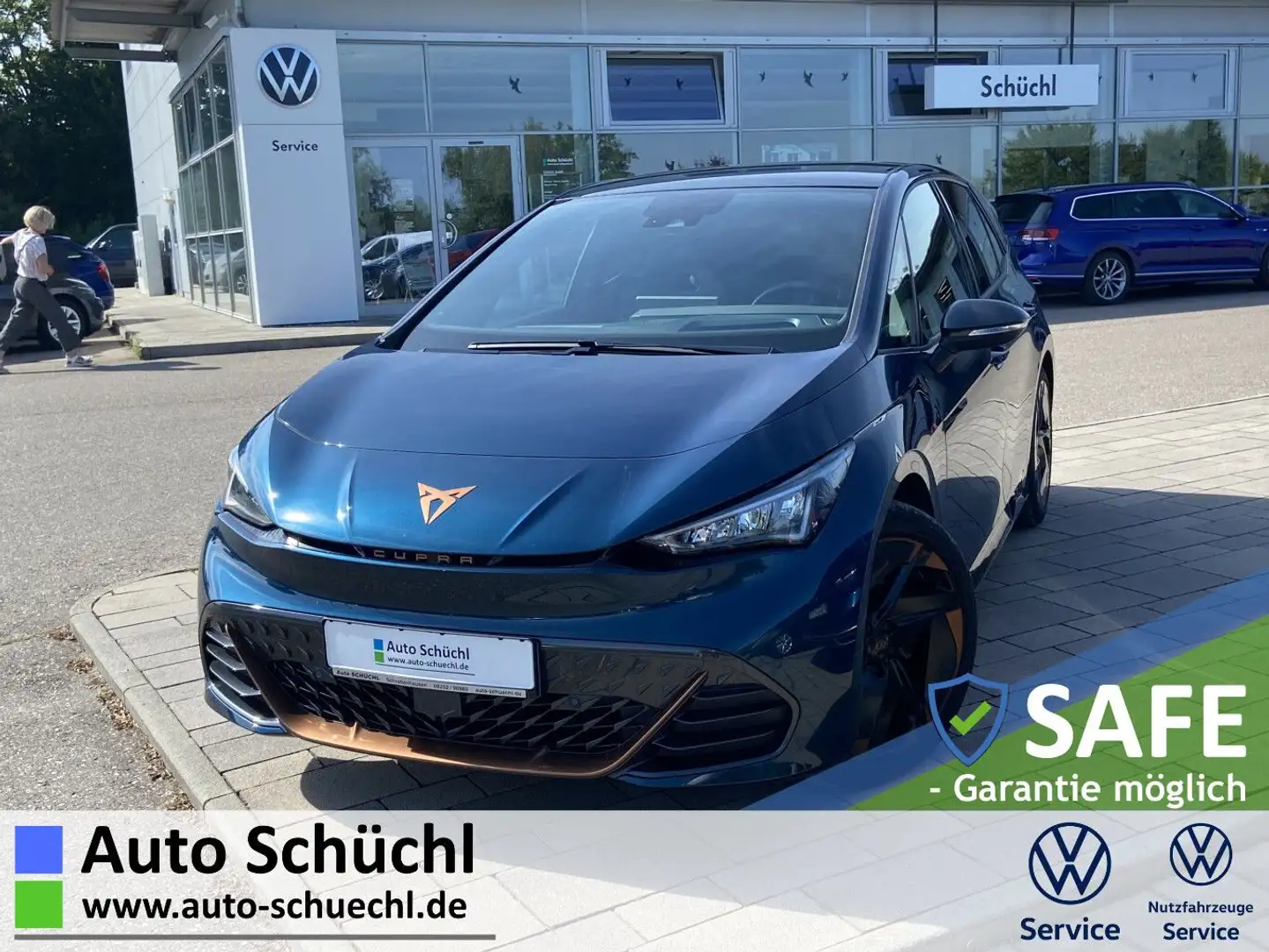 CUPRA Born 20"+PILOT-M+EL.SCHALENSITZE-VORNE+WÄRMEPUM Bleu - 1