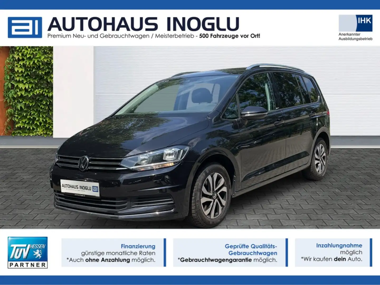 Volkswagen Touran Active Start-Stopp 7 Sitze SHZ ALL Wetter Schwarz - 1