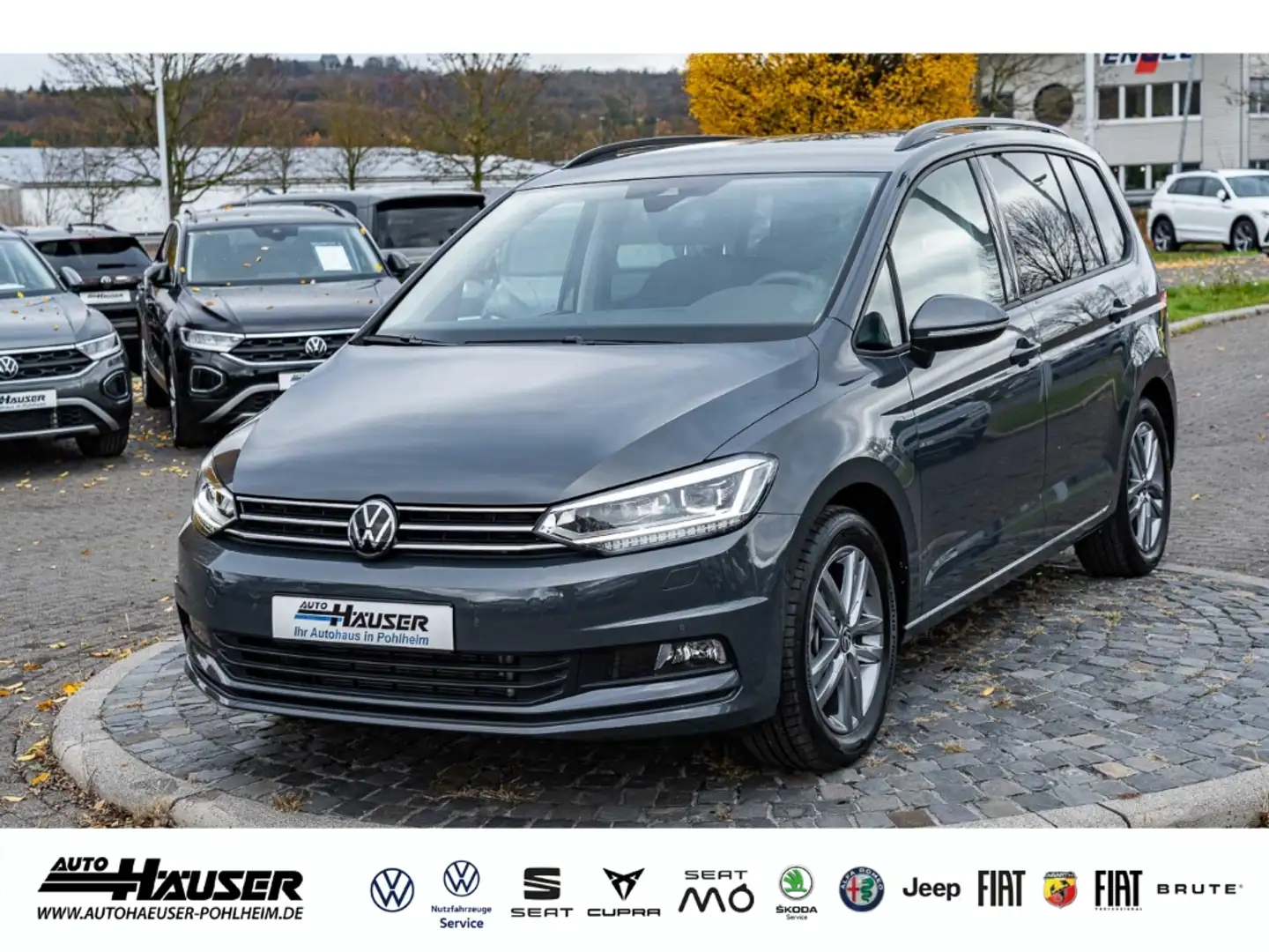 Volkswagen Touran Comfortline 1.5 TSI DSG 7-SITZER EL. HECKKL. NAVI Grau - 1