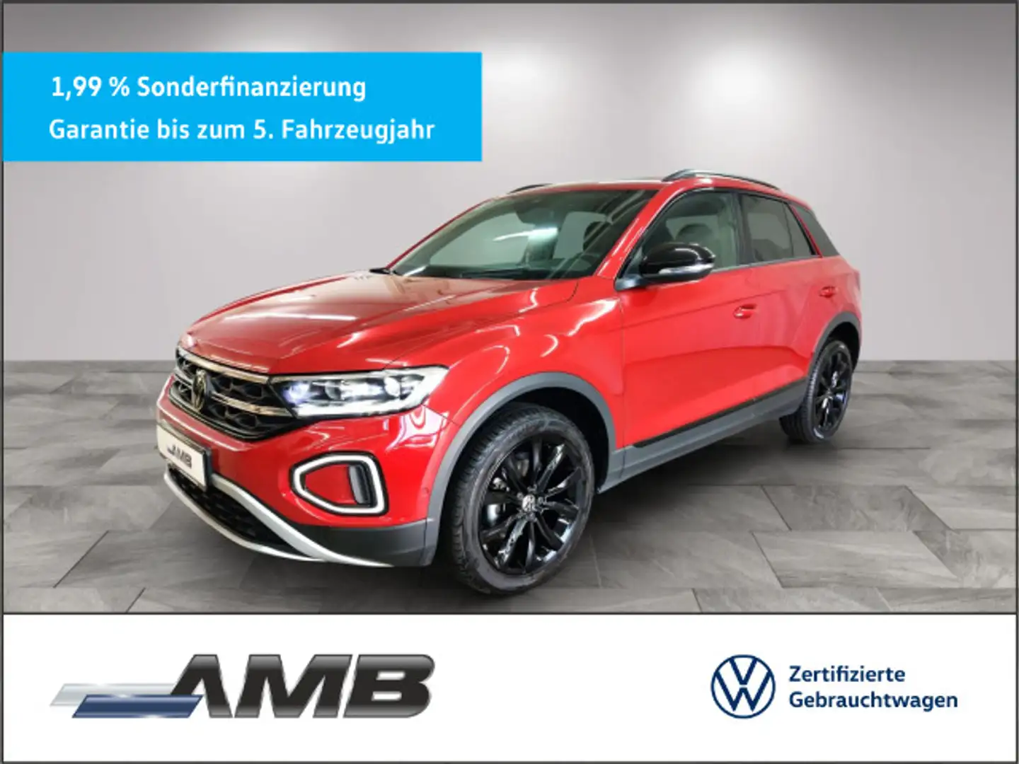 Volkswagen T-Roc Style 2.0 TDI BlackStyle/AHK/Pano/02.29Gar Rouge - 1