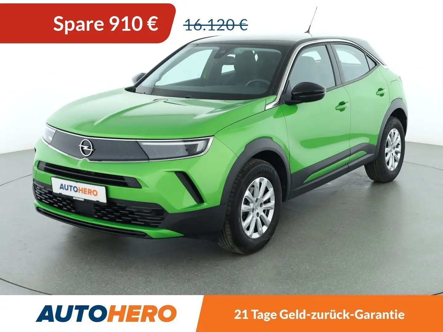Opel Mokka X 1.2 Turbo Edition *NAVI*LED*CAM*SHZ*LHZ*ALU* Grün - 1