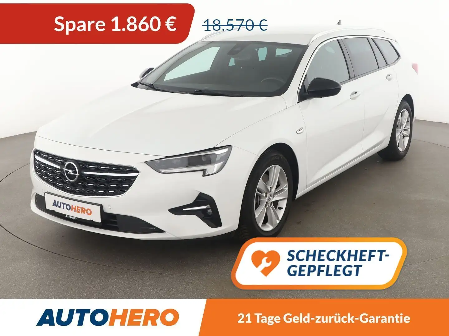 Opel Insignia 1.5 CDTI Business Aut.*NAVI*LED*CAM*SHZ*LHZ*TEMPO* Weiß - 1