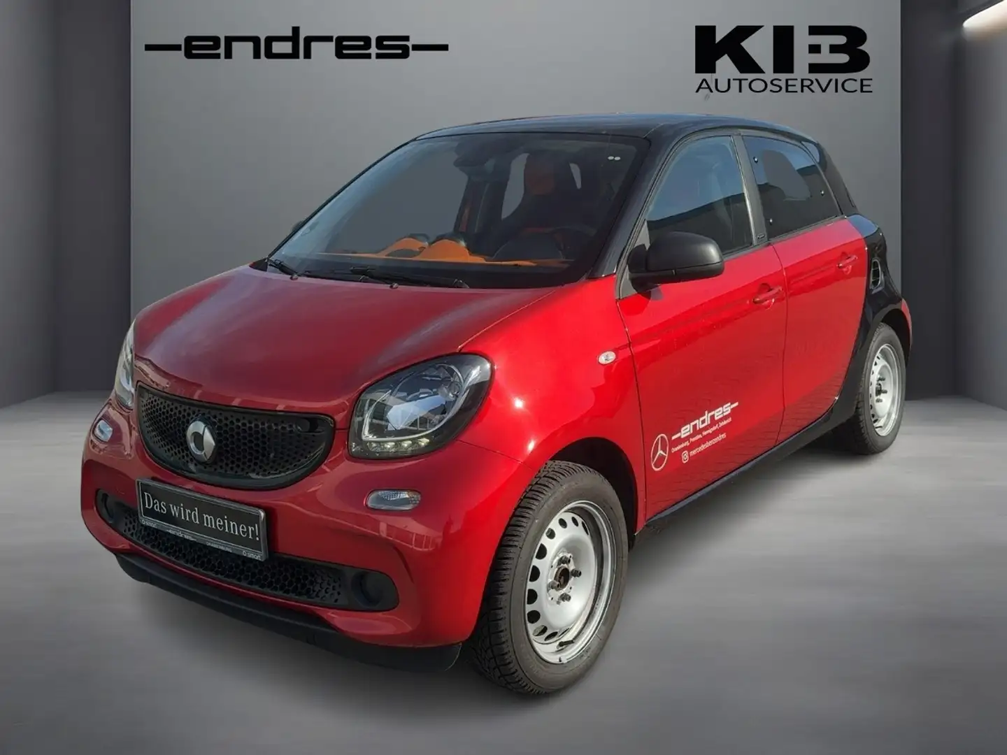 smart forFour Passion +Pano+AUT+PTS+Sitz.Heiz.+ Rojo - 1