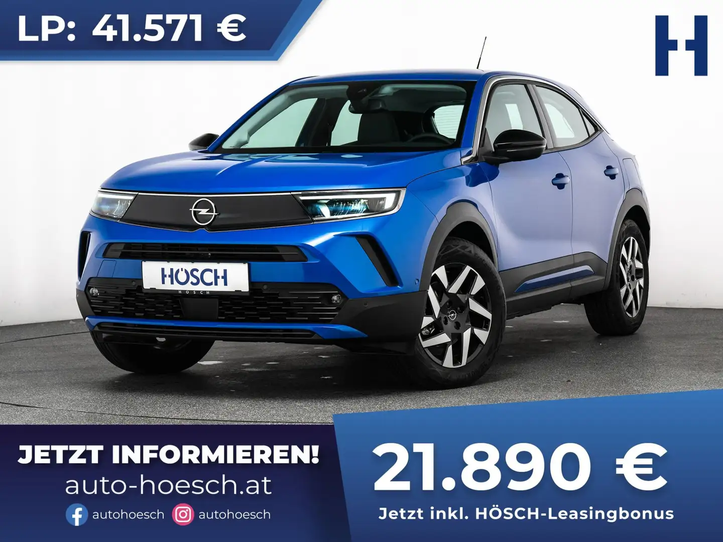 Opel Mokka-E Elegance 17" 3-PHASEN PARK WINTER OHNE KM Albastru - 1