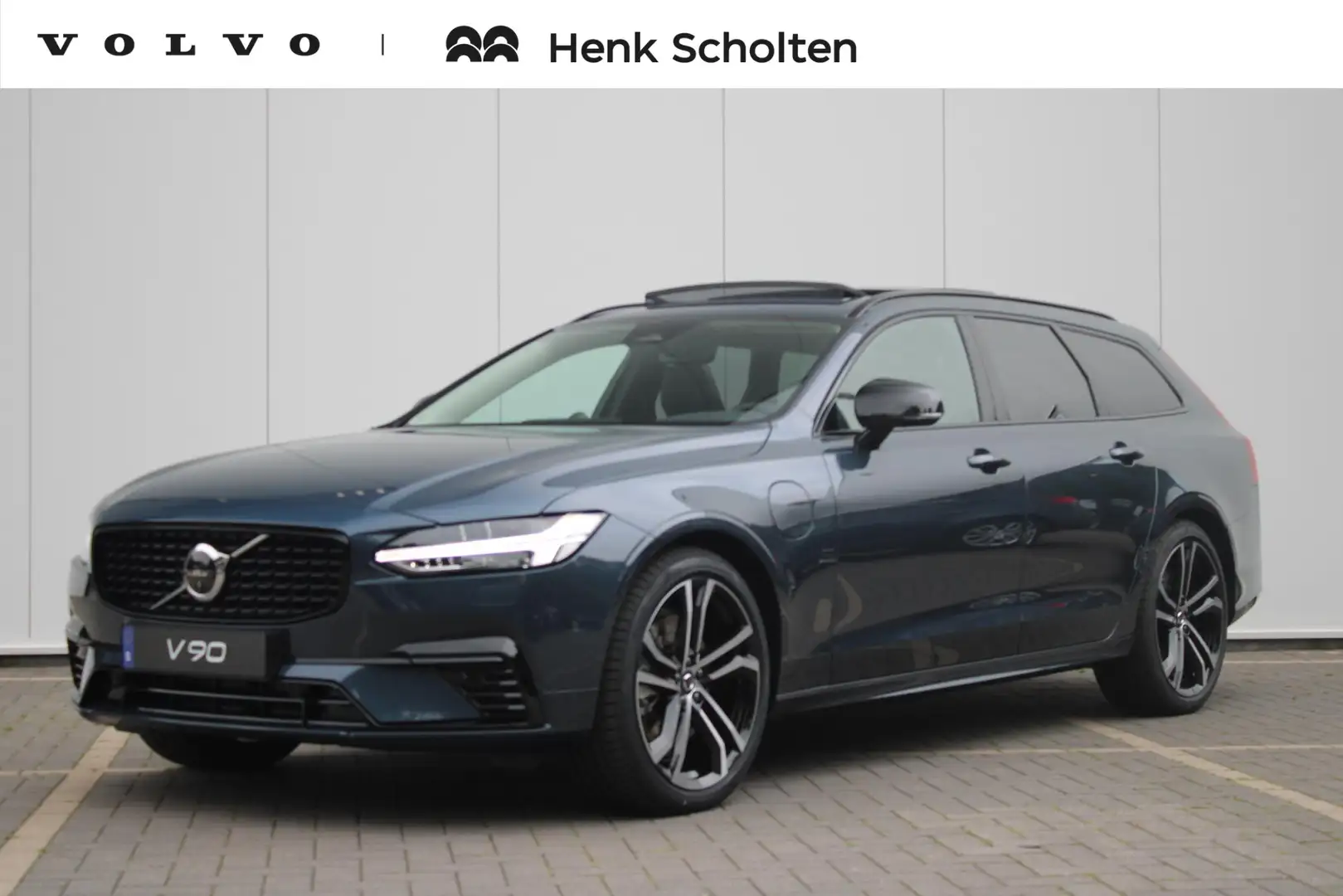 Volvo V90 2.0 T8 Plug-in hybrid AWD Ultra Dark Adaptieve Cru Blauw - 1