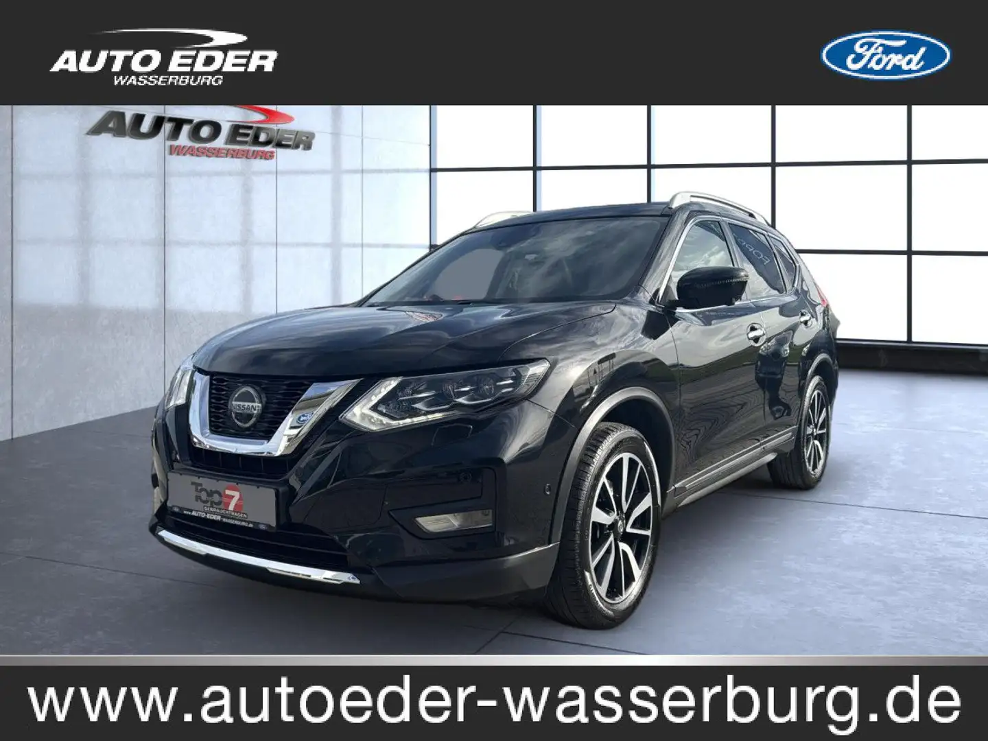 Nissan X-Trail Tekna 1.7 dci Bluetooth Navi LED Vollleder Schwarz - 1