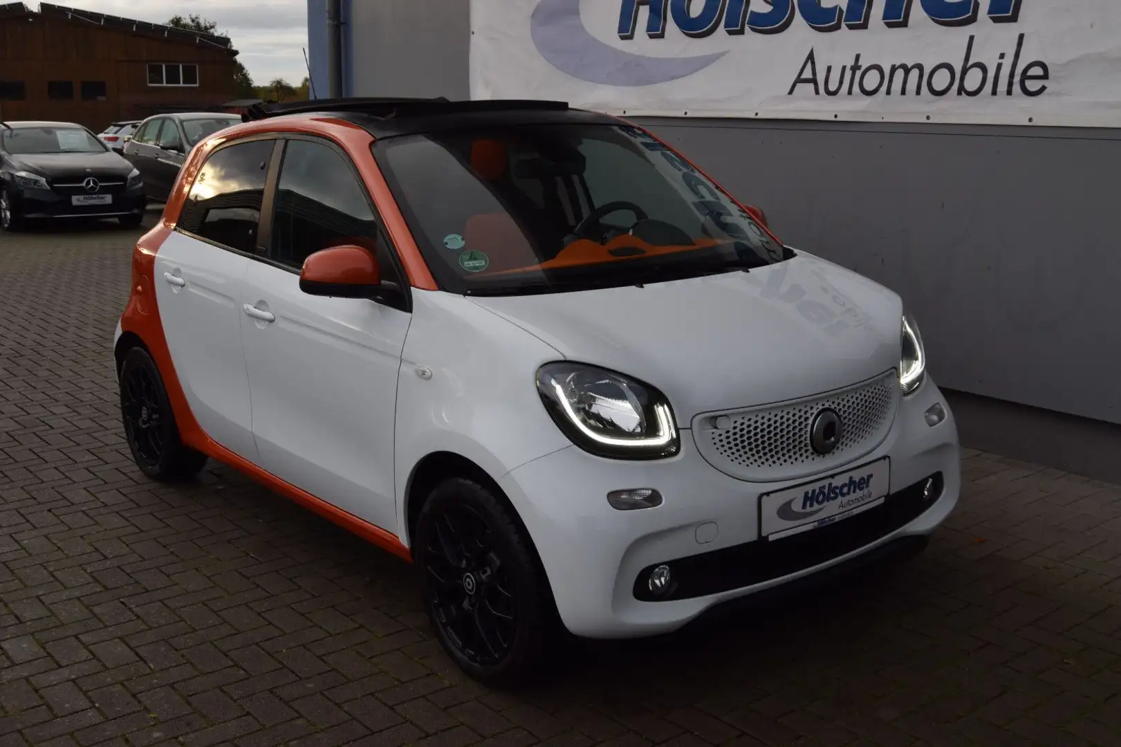 smart forFour Passion !AUTOM! Navi,Kam,Sitzh,Faltdach Orange - 1