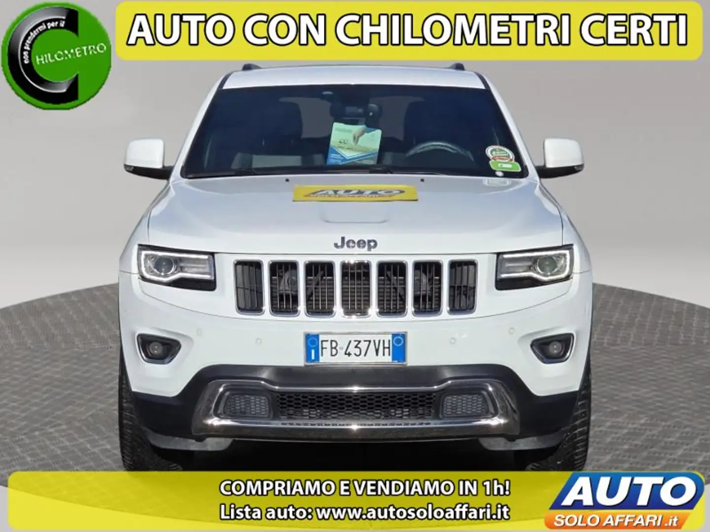 Jeep Grand Cherokee 3.0 V6 MJTII LIMITED 105.000KM EU6B AUTOMATICA 4X4 Bianco - 1