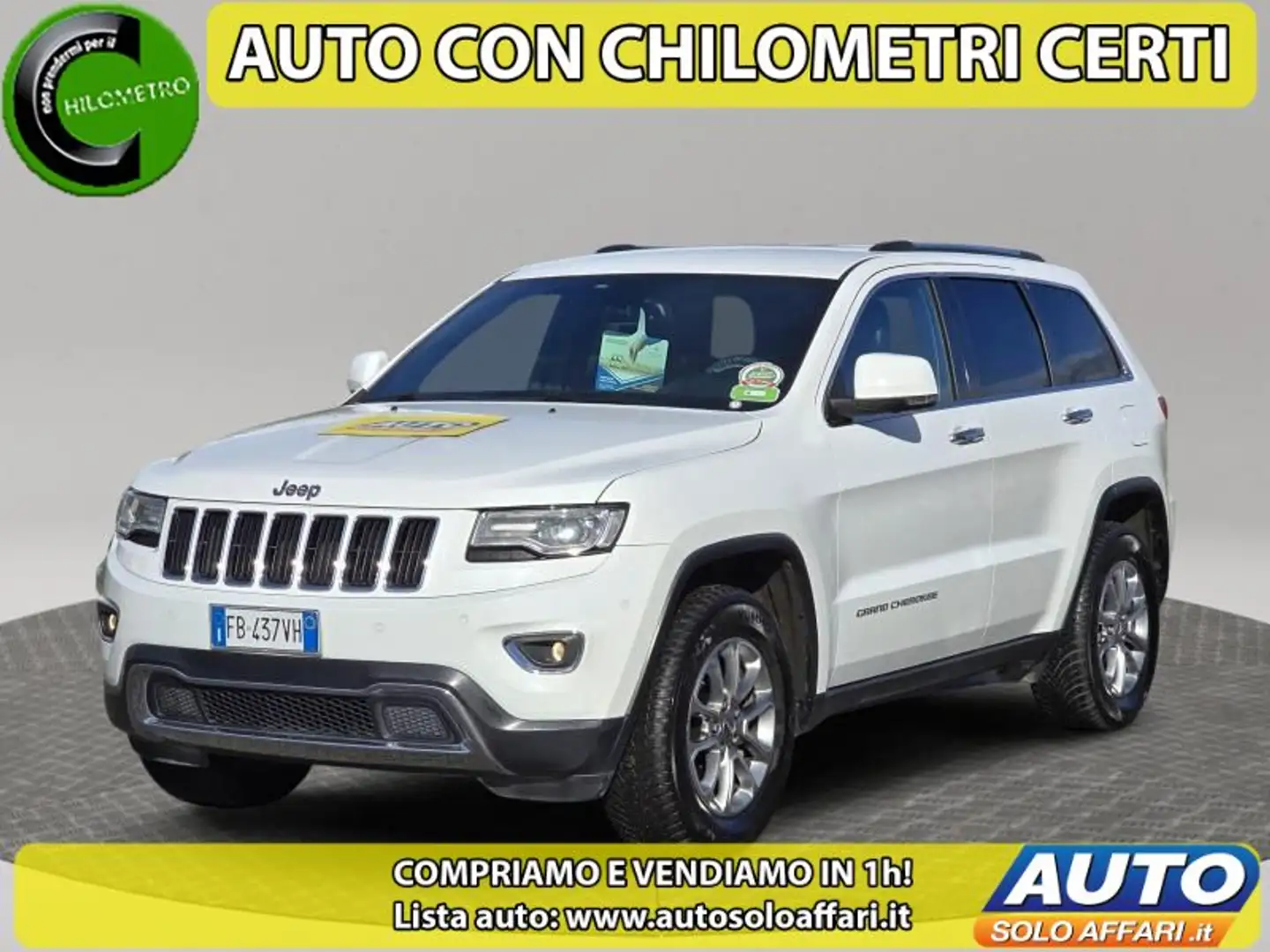Jeep Grand Cherokee 3.0 V6 MJTII LIMITED 105.000KM EU6B AUTOMATICA 4X4 Bianco - 2