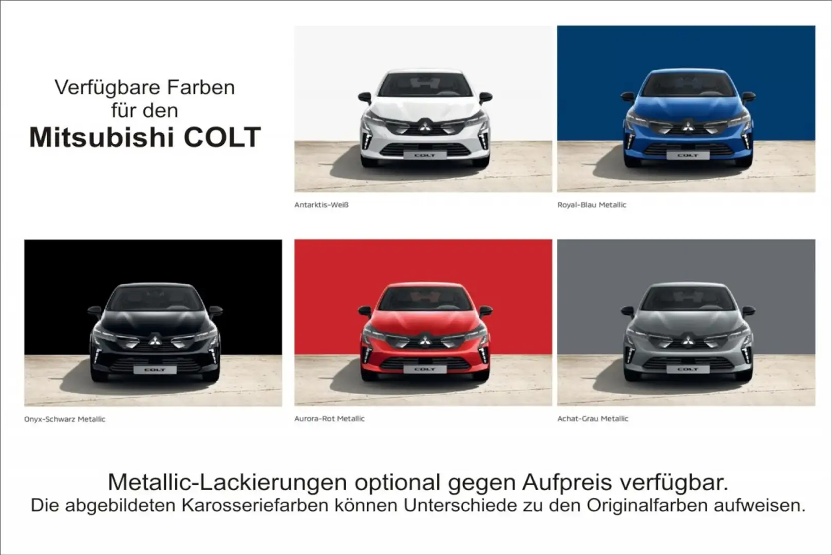 Mitsubishi Colt 1.0 Basis Klima Android Auto Apple CarPlay Klima Weiß - 2