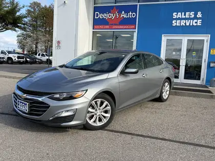 Silver 2024 Chevrolet Malibu LT with 1LT FWD Sedan Front-Wheel Drive Continuously Variable Transmission