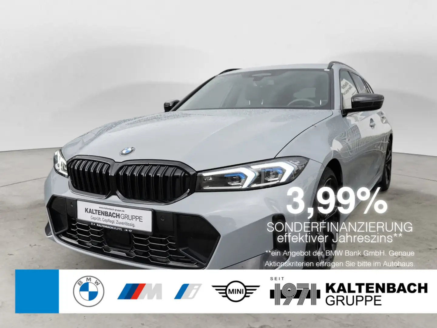 BMW 320 d Touring xDrive M-Sport AHK STANDHZ HUD Gris - 1