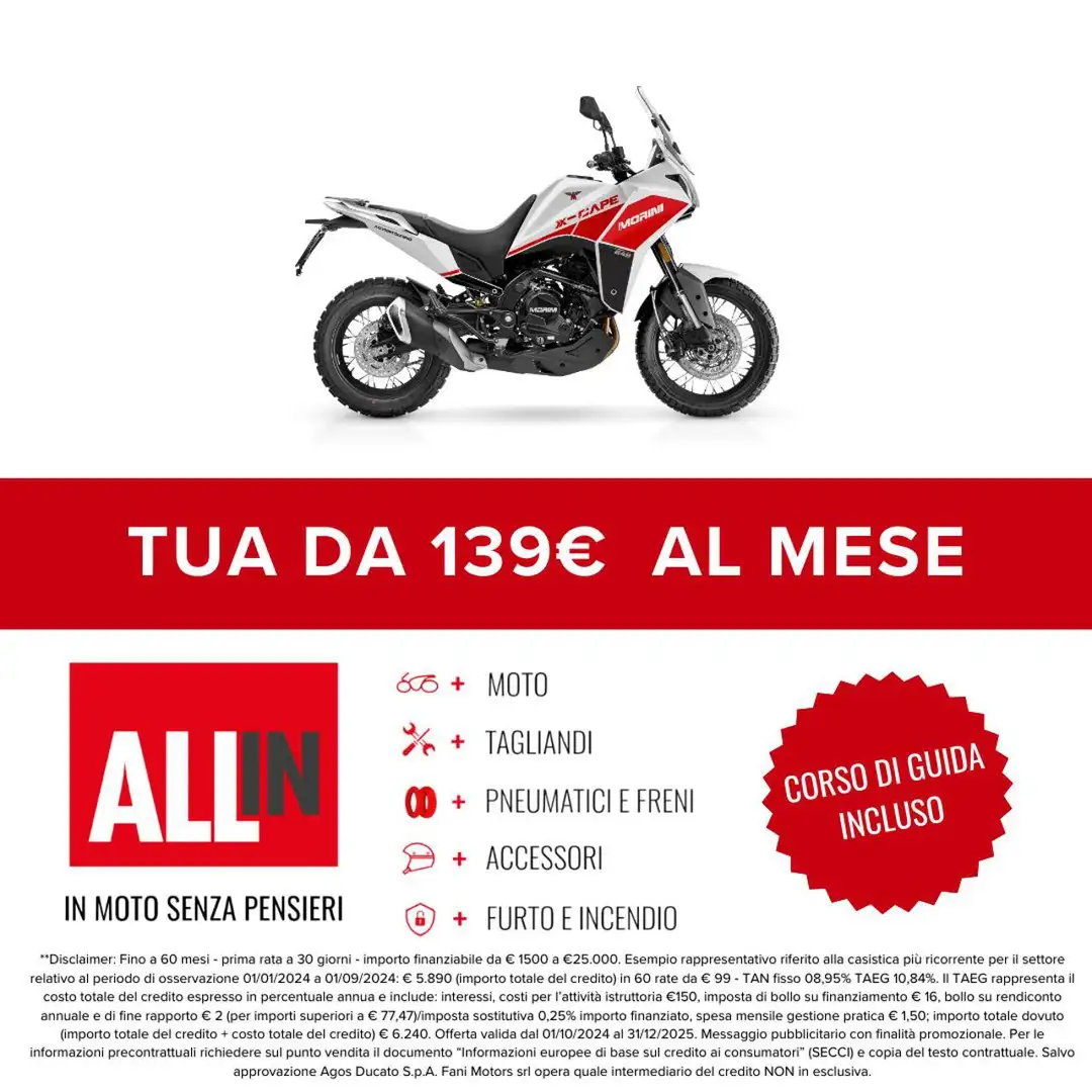 Moto Morini X-Cape versione RAGGI Alb - 2