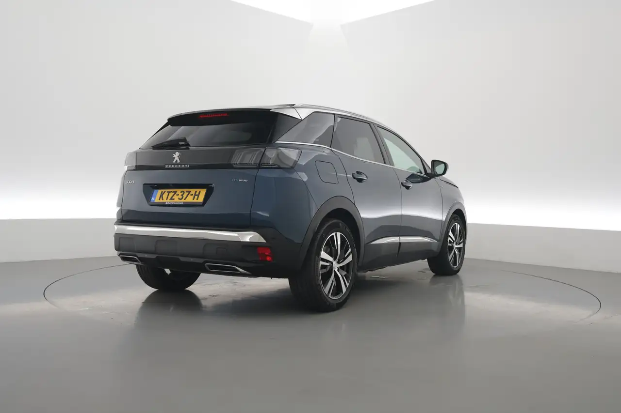 Peugeot 3008 1.6 HYbrid 225 GT Rijklaar! Pano Adapt. Crui, миниатюра 2