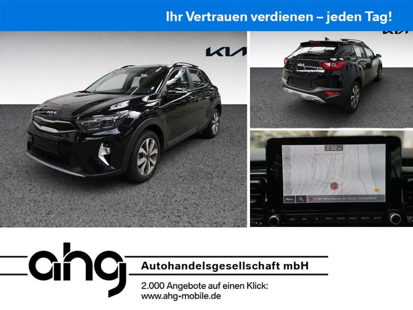 Kia Stonic 1.0 T-GDI 100 Vision DCT7 Bluetooth PDC K Schwarz - 1