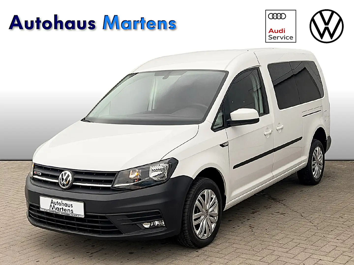 Volkswagen Caddy Maxi 2.0 TDI Trendline BMT 4Motion Klima Navi Weiß - 1