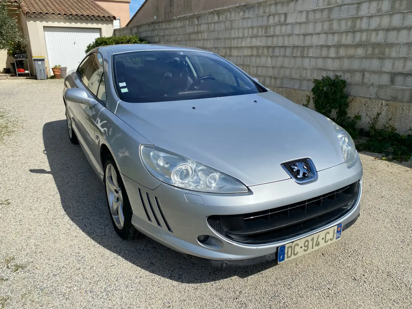 Peugeot 407 coupe srebrna - 1