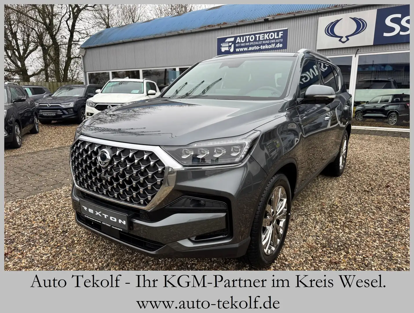 KGM Rexton LUX 4WD inkl. 20-Zöller & Wildlederpaket! Grau - 1