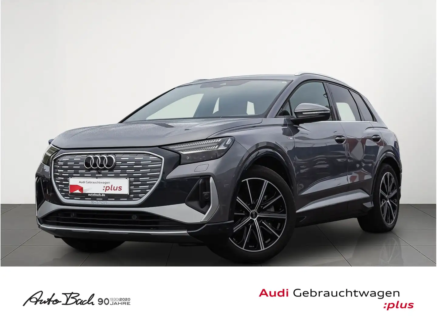 Audi Q4 e-tron S line 40 Navi Matrix HuD virtual GRA Grijs - 1